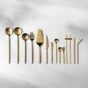 Minimalist/ French Flatware Salad Servers, Serving Utensils & Individual Pieces-JAZZUPCO-JAZZUPCO