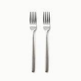 Individual Pieces-JAZZUPCO-Matte Silver-Haelynn 2.0-Dinner Fork (2 Pieces)-JAZZUPCO
