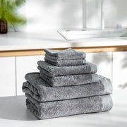 Luxury Hotel Collection Towels-JAZZUPCO-Gray-6 Pc Set Bundle (2 Bath | 2 Hand | 2 Wash)-JAZZUPCO