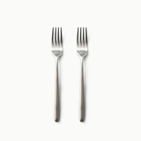 Individual Pieces-JAZZUPCO-Matte Silver-Haelynn 2.0-Salad Fork (2 Pieces)-JAZZUPCO