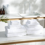 Luxury Hotel Collection Towels-JAZZUPCO-White-12 Pc Set Bundle (4 Bath | 4 Hand | 4 Wash)-JAZZUPCO