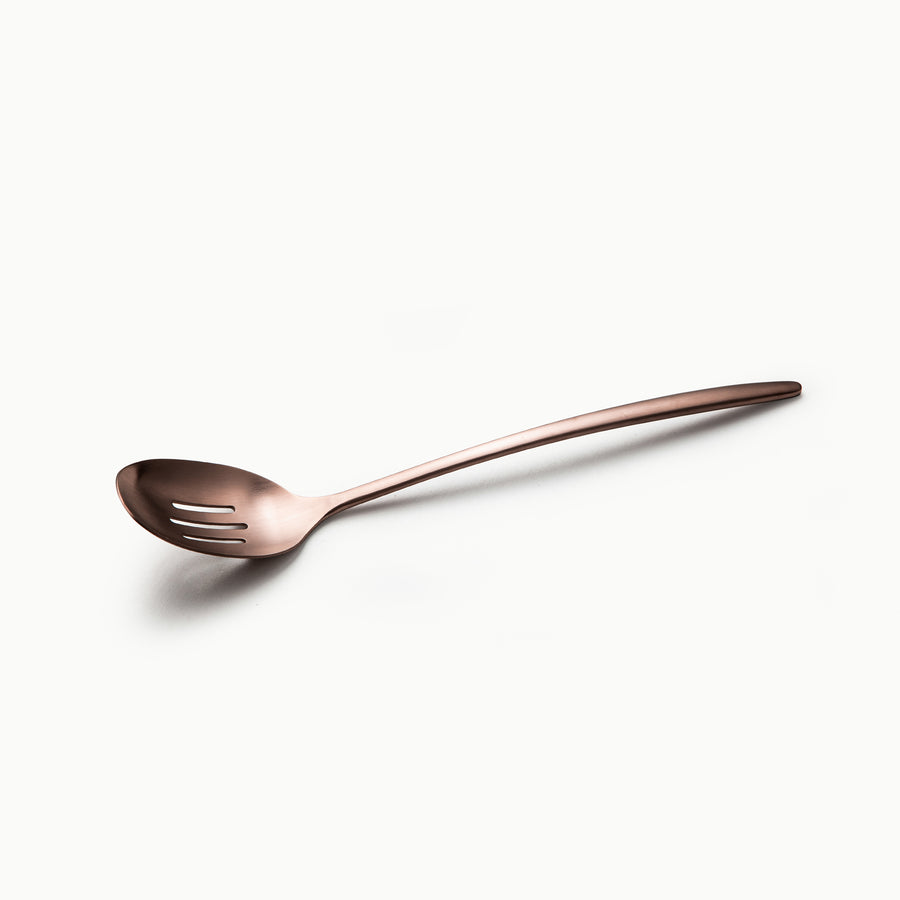 Slotted Spoon and Soup Ladle-JAZZUPCO-Matte Rose Gold-Slotted Spoon-JAZZUPCO