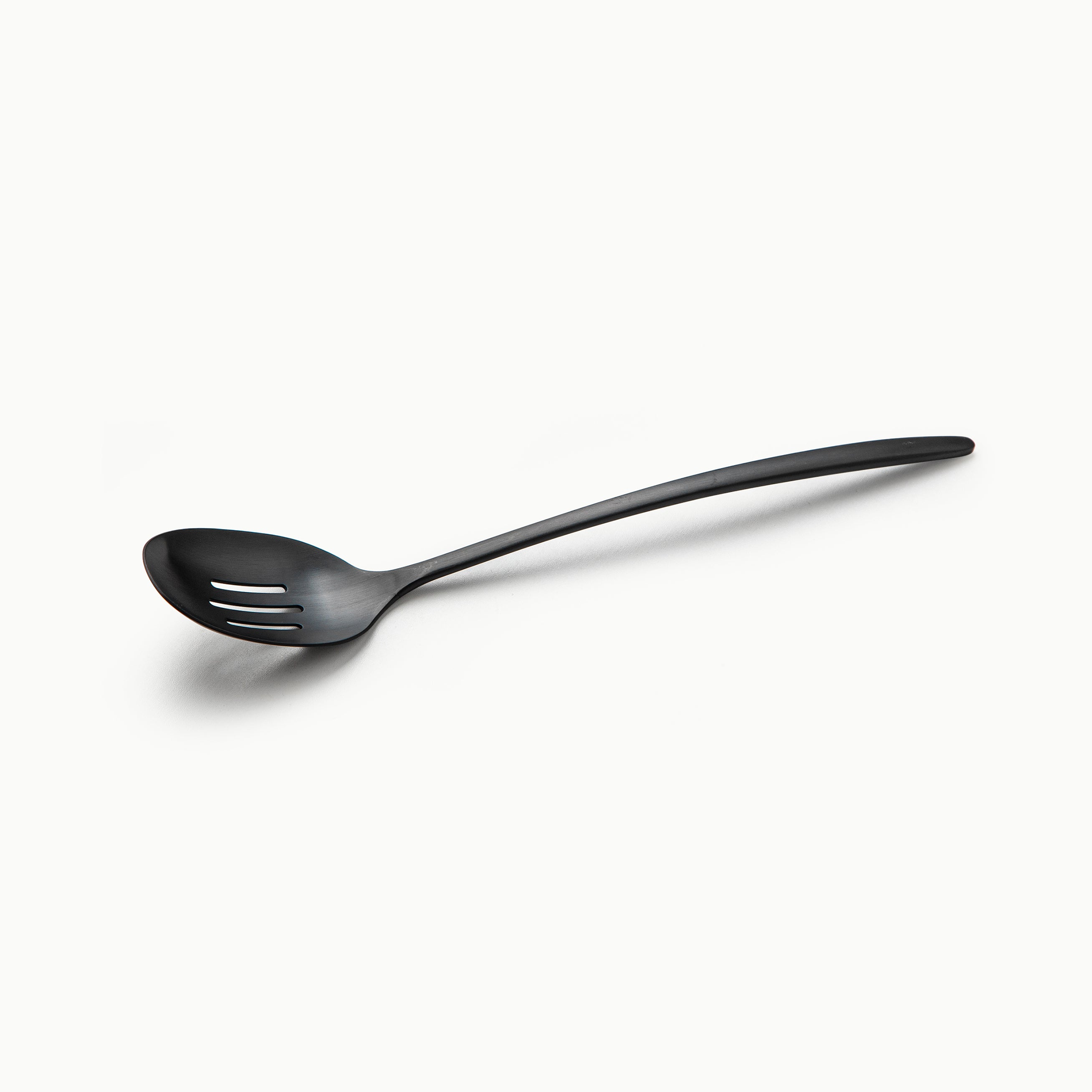 Slotted Spoon and Soup Ladle-JAZZUPCO-Matte Black-Slotted Spoon-JAZZUPCO