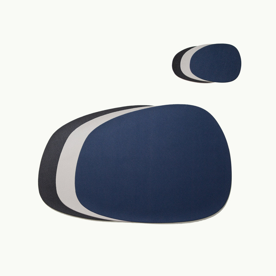 Contemporary Leather Placemats and Coasters 2.0-jazzupco-JAZZUPCO