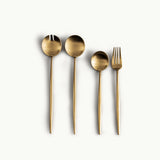 Gilded Serving Utensils & Salad Servers-JazzUpCo-JAZZUPCO