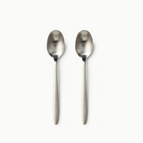 Individual Pieces-JAZZUPCO-Matte Silver-Tia-Dinner Spoon (2 Pieces)-JAZZUPCO