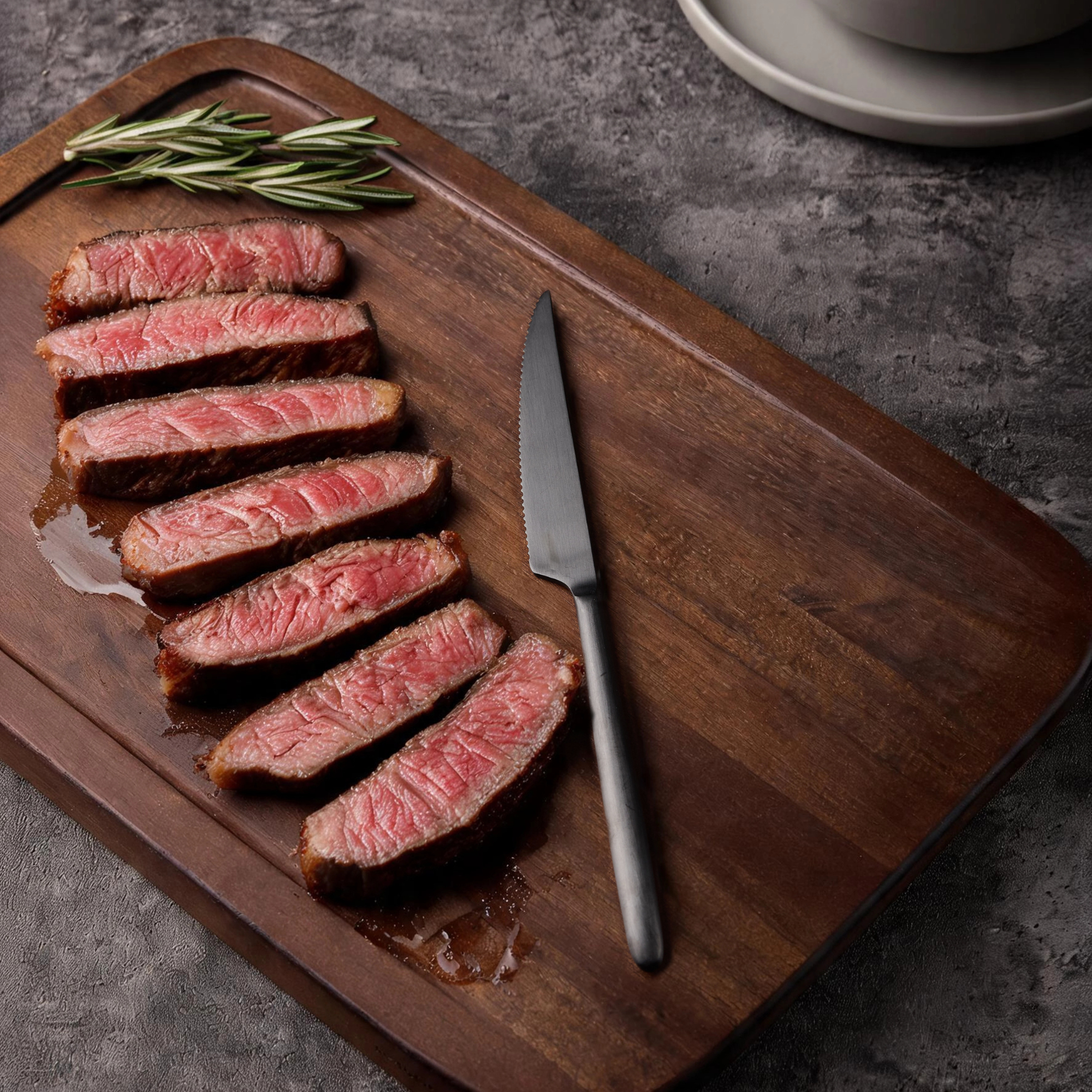 Steak Knife size - Black
