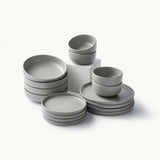 Starter Bundle Set-JAZZUPCO-Matte Dove Gray-4 Person Set (16 Pieces)-JAZZUPCO-51312887759147-51312887791915-51312887824683-51312887857451-51055348089131-51065354518827-51136051347755-51136051380523