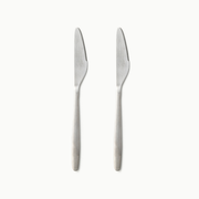 Individual Pieces-JAZZUPCO-Matte Silver-Tia-Dinner Knife (2 Pieces)-JAZZUPCO