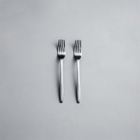 Individual Pieces-JAZZUPCO-Matte Silver-Ava-Salad Fork (2 Pieces)-JAZZUPCO