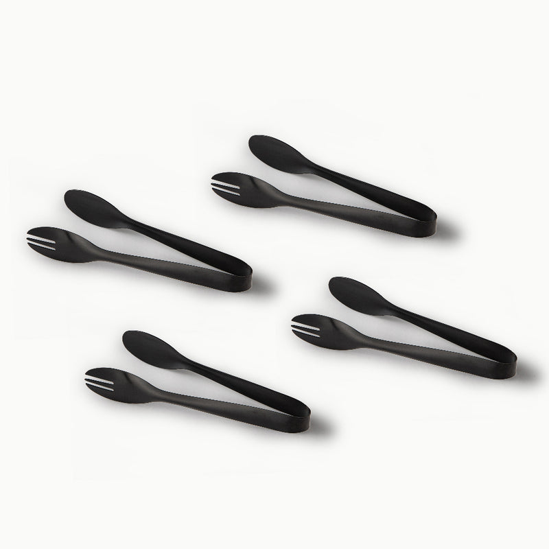 Serving Tongs-JAZZUPCO-Matte Black-4 Serving Tongs-JAZZUPCO