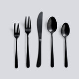 Haelynn Flatware-Flatware-JAZZUPCO-Matte Black-4 Person Set (20 Pieces)-JAZZUPCO