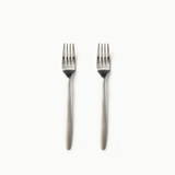 Individual Pieces-JAZZUPCO-Matte Silver-Tia-Salad Fork (2 Pieces)-JAZZUPCO