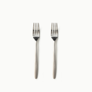 Individual Pieces-JAZZUPCO-Matte Silver-Tia-Salad Fork (2 Pieces)-JAZZUPCO