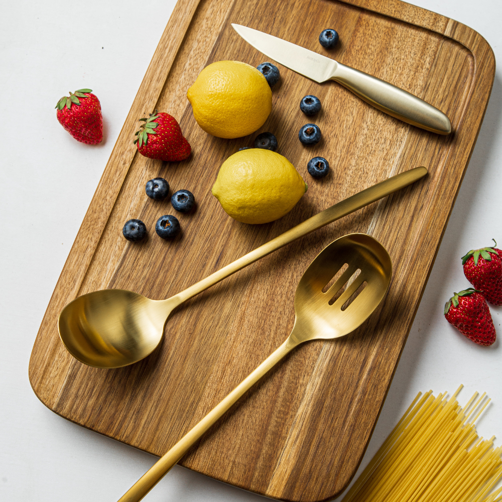 Slotted Spoon and Soup Ladle-JAZZUPCO-JAZZUPCO