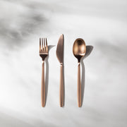 Tia Flatware Matte Rose Gold