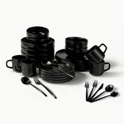 Ultimate Dinnerware Set-JAZZUPCO-Matte Black-Minimalist Flatware 2.0-Matte Black-JAZZUPCO-51086806941995