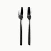 Individual Pieces-JAZZUPCO-Matte Black-Haelynn 2.0-Dinner Fork (2 Pieces)-JAZZUPCO