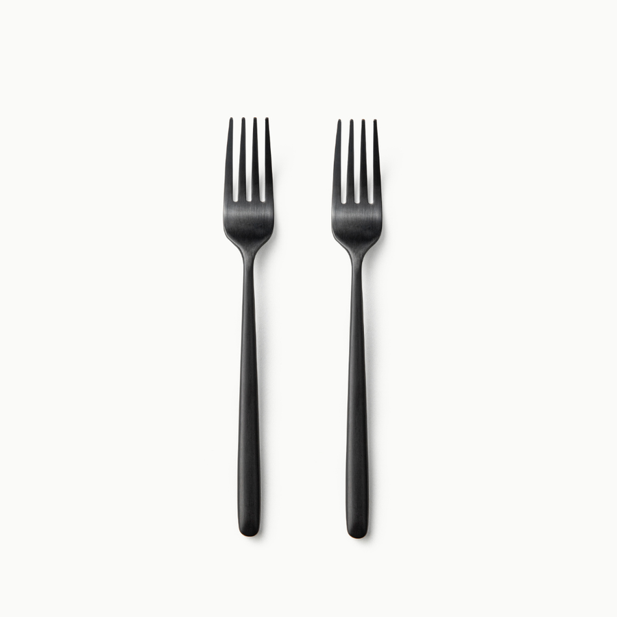 Individual Pieces-JAZZUPCO-Matte Black-Haelynn 2.0-Salad Fork (2 Pieces)-JAZZUPCO