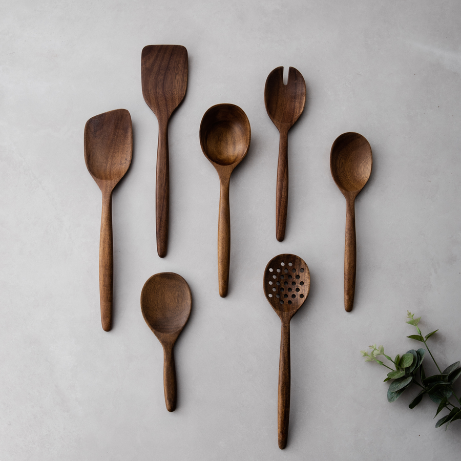 Wooden Utensils Set-JAZZUPCO-Wooden Utensils without Holder-1 set-JAZZUPCO
