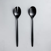 Salad Servers & Utensils-JAZZUPCO-Matte Black-Salad Servers Set-JAZZUPCO