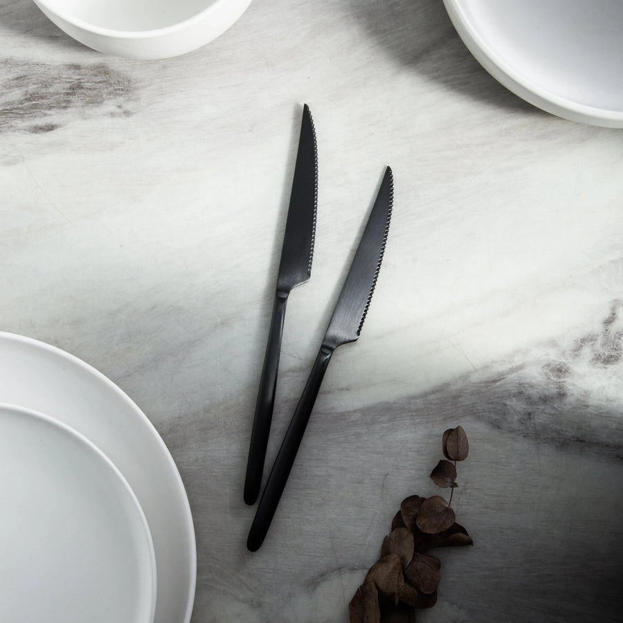 Minimalist/ French Flatware Salad Servers, Serving Utensils & Individual Pieces-JAZZUPCO-JAZZUPCO