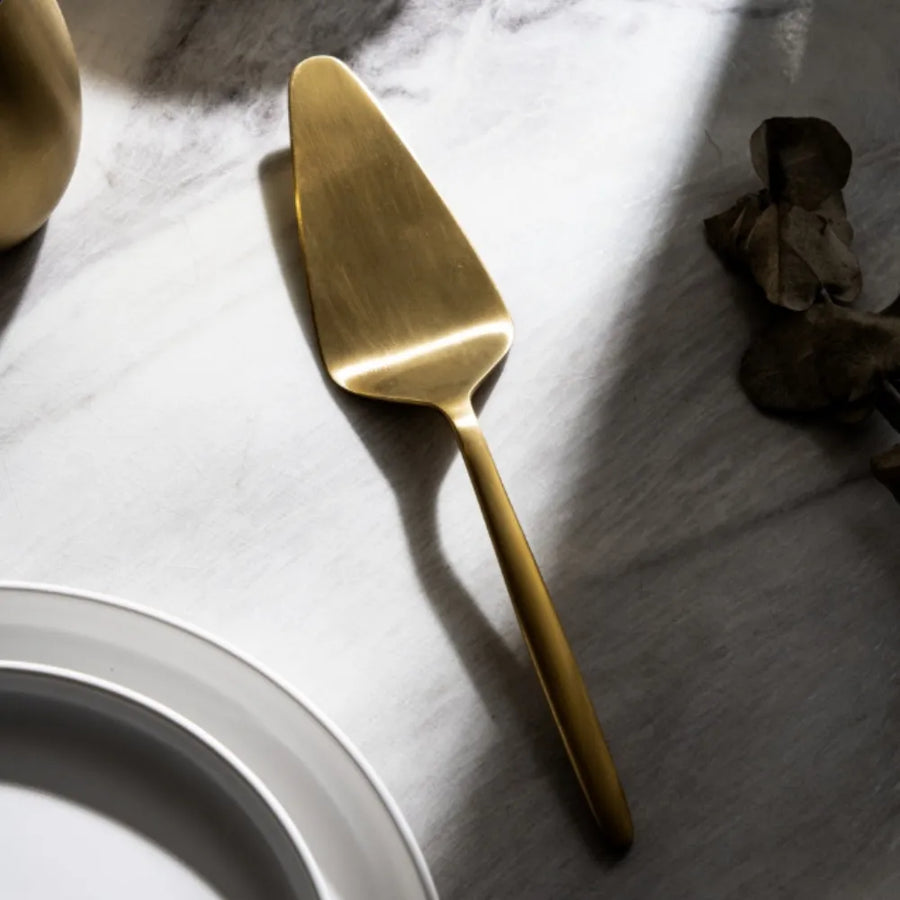 Minimalist/ French Flatware Salad Servers, Serving Utensils & Individual Pieces-JAZZUPCO-JAZZUPCO