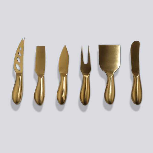 Gold Cheese Knife Set-JAZZUPCO-JAZZUPCO