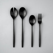 Salad Servers & Utensils-JAZZUPCO-Matte Black-Serving Utensils + Salad Servers Bundle-JAZZUPCO