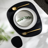 Contemporary Leather Placemats and Coasters 2.0-jazzupco-JAZZUPCO