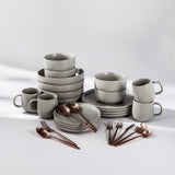 Summer Bundle Set-JAZZUPCO-Matte Dove Gray-Minimalist Flatware 2.0-Matte Rose Gold-JAZZUPCO