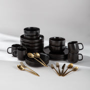 Summer Bundle Set-JAZZUPCO-Matte Black-Minimalist Flatware 2.0-Matte Gold-JAZZUPCO