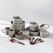 Summer Bundle Set-JAZZUPCO-Matte Dove Gray-Ava Flatware-Matte Rose Gold-JAZZUPCO