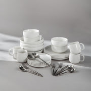 Summer Bundle Set-JAZZUPCO-Matte White-Ava Flatware-Matte Silver-JAZZUPCO