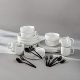 Summer Bundle Set-JAZZUPCO-Matte White-Ava Flatware-Matte Black-JAZZUPCO