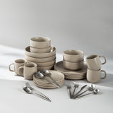 Summer Bundle Set-JAZZUPCO-Matte Taupe-Minimalist Flatware 2.0-Matte Silver-JAZZUPCO