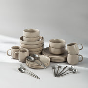 Summer Bundle Set-JAZZUPCO-Matte Taupe-Minimalist Flatware 2.0-Matte Silver-JAZZUPCO