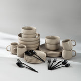 Summer Bundle Set-JAZZUPCO-Matte Taupe-Minimalist Flatware 2.0-Matte Black-JAZZUPCO