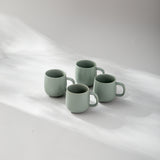 Minimalist Mug-JAZZUPCO-Matte Sage Green-4 x Mugs-JAZZUPCO