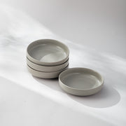 Minimalist Dinner Bowl-JAZZUPCO-Matte Dove Gray-4 x Big Bowls-JAZZUPCO