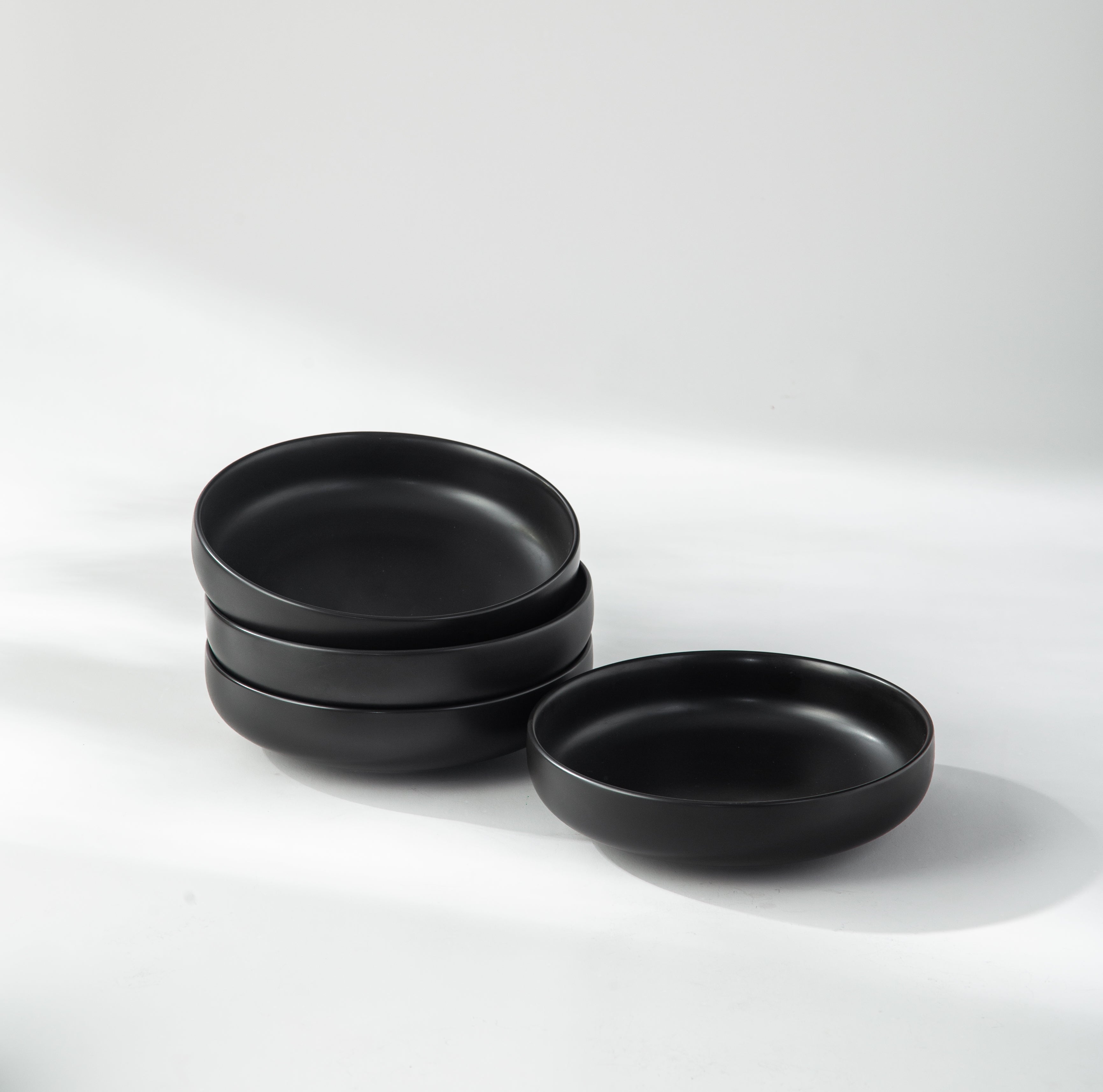 Minimalist Dinner Bowl-JAZZUPCO-Matte Black-4 x Big Bowls-JAZZUPCO
