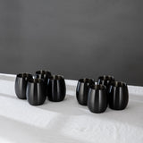 The Wine Glasses and Cups-JazzUpCo-Matte Black-8 Cups-JAZZUPCO