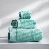 Luxury Hotel Collection Towel Gift Set-free_product-JAZZUPCO-Green-1 Set-JAZZUPCO