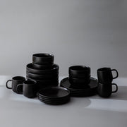 Minimalist Dinnerware-JAZZUPCO-Matte Black-4 Person Set Bundle (20 Pieces)-JAZZUPCO