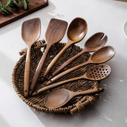 Wooden Kitchen Utensils Set-JAZZUPCO-JAZZUPCO