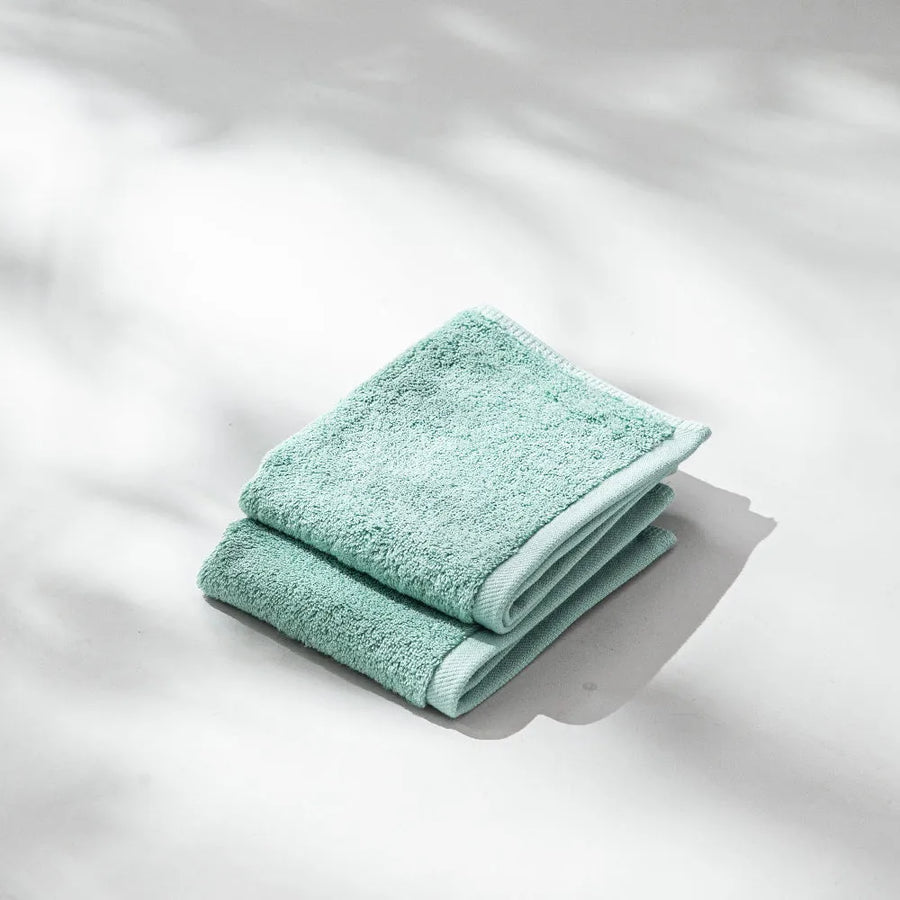 Luxury Hotel Collection Towels-JAZZUPCO-Green-2 Wash Cloths-JAZZUPCO