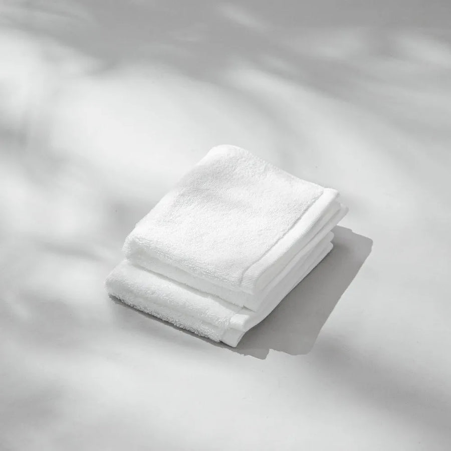 Luxury Hotel Collection Towels-JAZZUPCO-White-2 Wash Cloths-JAZZUPCO