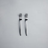 Ava Salad Servers & Individual Pieces-JAZZUPCO-Matte Silver-Salad Fork (2 Pieces)-JAZZUPCO
