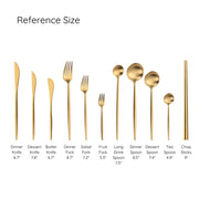 Minimalist/ French Flatware Salad Servers, Serving Utensils & Individual Pieces-JAZZUPCO-JAZZUPCO