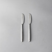 Matching Pieces-JAZZUPCO-Matte Silver-Butter Knife (2 Pieces)-JAZZUPCO